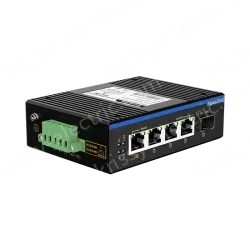 1 Port Gigabit SFP + 4 Ports Gigabit RJ45 Din-Rail Unmanaged Industrial Ethernet Switch