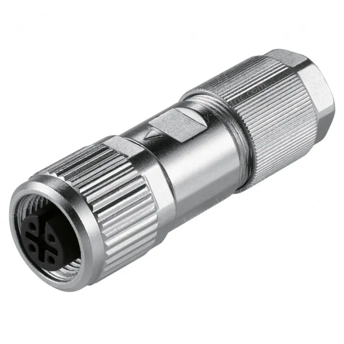M12 A-Code 4 Pin Female Connector
