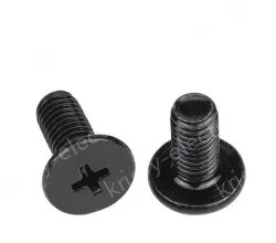 Carbon steel thin head screws M3*14*7