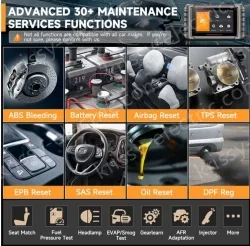 FOXWELL NT809TS OBD2 Automotive Full System Diagnostic Bidirectional Test TPMS Learn