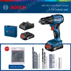 GSB 185-LI dual electric + 15 pcs