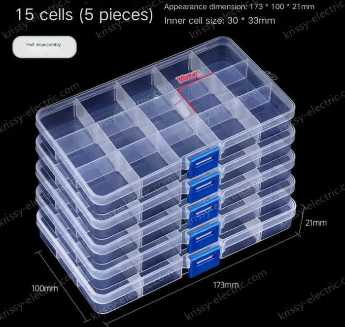 5 pcs. 15 cells of thickener