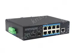 8-port 10/100BASE-TX+2G SFP Managed Industrial POE Switch
