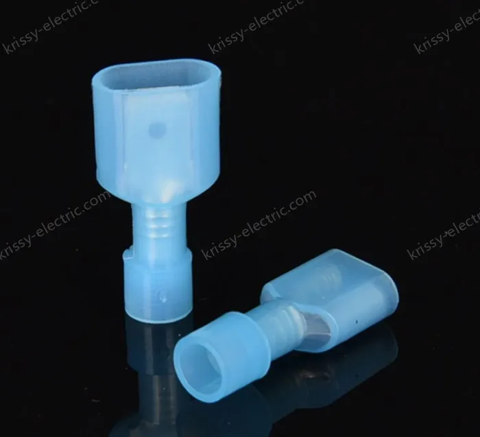 FDFN2-250（Blue male and female）Fully insulated terminal with cold crimp termination