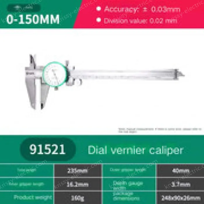 Caliper with table 0-150mm 91521