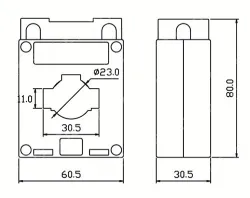 Current transformer YDBH0.66-40I-A-600/5A closed transformer