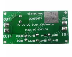 DC-DC high-voltage buck module regulated power board converters Input DC 10~80V Output 6V