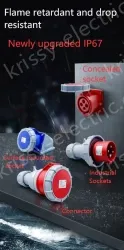 3 pole 63A plug