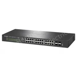 28 port 10 Gigabit on-network managed PoE switches