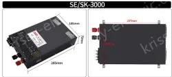 High-power switching power supply 3000W 220V