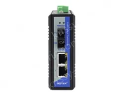 UOTEK 10/100M 1 Fiber 2 Ethernet Ports Industrial Switch