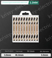10 double-ended 3.0mm