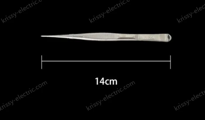 Stainless steel tweezers Straight tip (304 models) 14cm