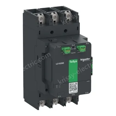 LC1G400BEEA Contactor, high power, TeSys Giga, advanced version, AC-3, <= 440V, 400A, 3 pole/NO, 24-48VAC/DC coil