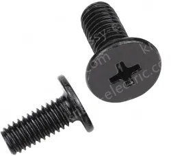 Carbon steel thin head screws M3*10*10