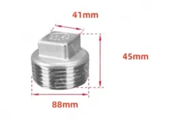 316 3 inch Stainless steel plugs