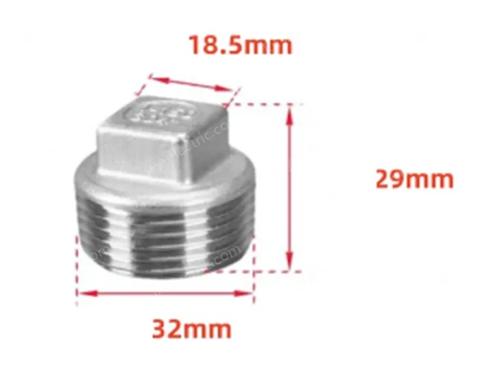 316 material 1 inch Stainless steel plugs