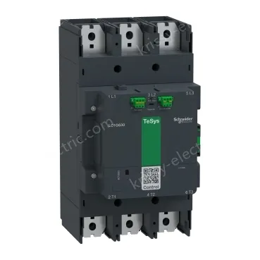 LC1G630LSEA Contactor, high power, TeSys Giga, advanced version, AC-3, <= 440V, 630A, 3 pole/NO, 200-500VAC/DC coil