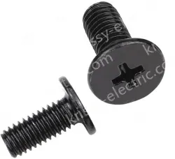 Carbon steel thin head screws M2.5*10*4