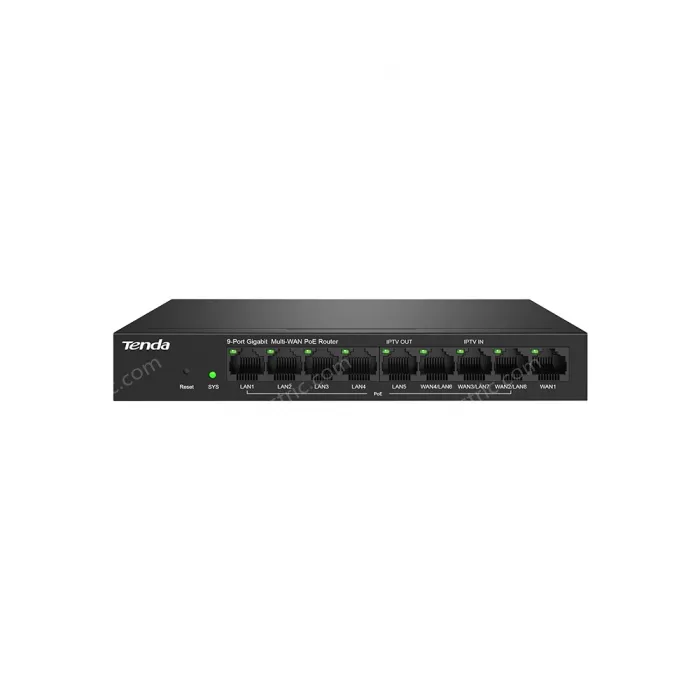 9 Port Gigabit Ethernet PoE Router