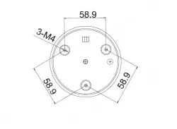 Small warning lightsLTD-5101 DC24V blue