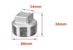 304 3 inch Stainless steel plugs