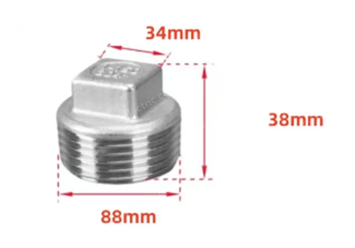 304 3 inch Stainless steel plugs