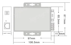 UOTEK 10/100M TCP/IP to RS-232/485/422 serial device server