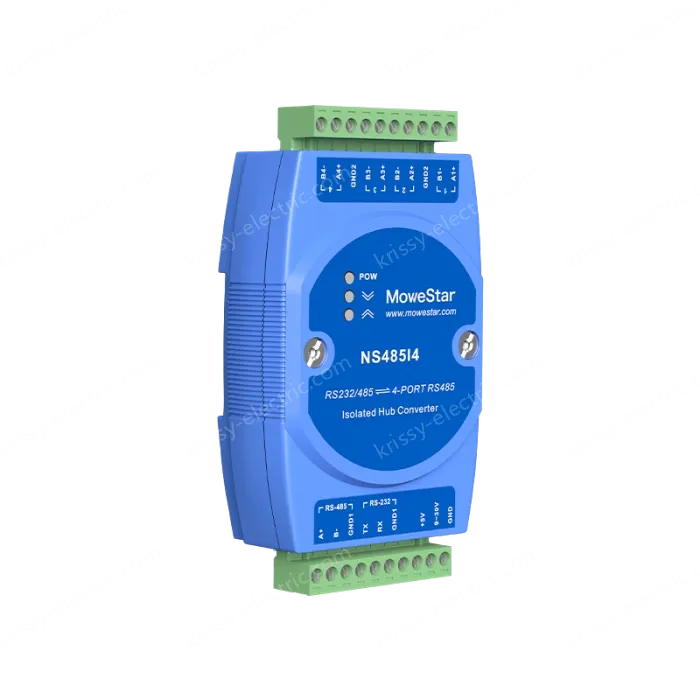 1 Port RS232/485 To 4 Ports RS485 Passive Isolated HUB