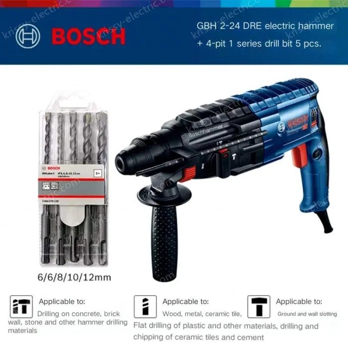 GBH 2-24 DRE+ 4-pit 1 series 5-piece drill bit