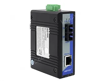 UOTEK 10/100M 1 Fiber 1 Ethernet Port Industrial Switch