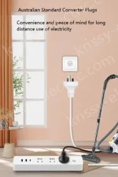 Australia 3Plug+3USB Full Length 3m