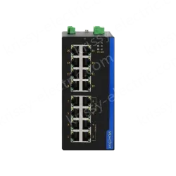 16 Ports 10/100M T(x) Din-Rail Unmanaged Industrial Ethernet Switch