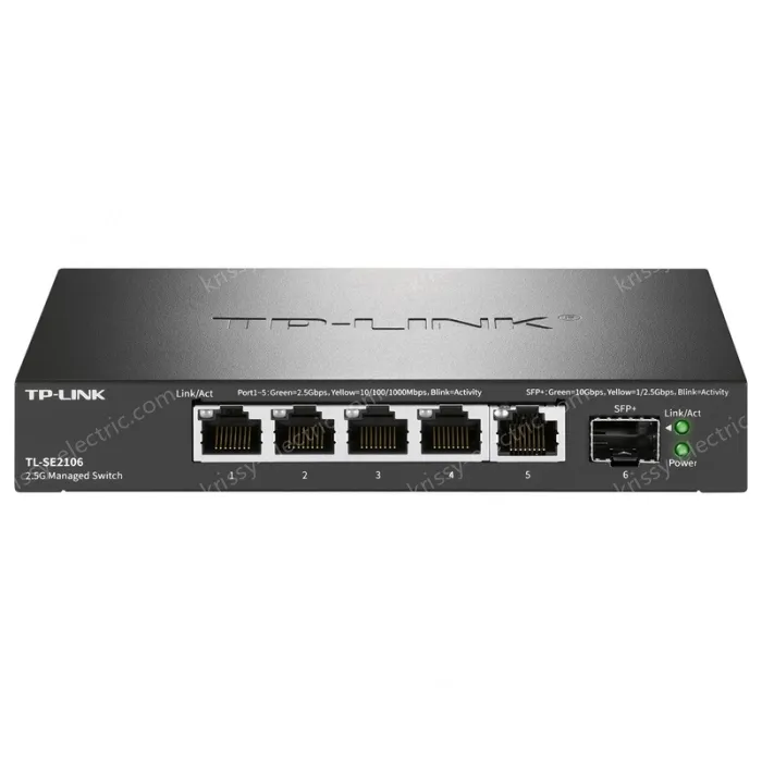6 port 2.5G cloud management switches