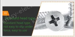 Flathead Cross M3*12