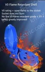 Green Duplex black panel 5 holes