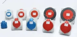5 pole 16A Surface mounted socket TYP111