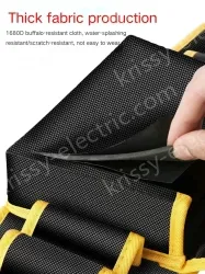 Yellow thickened tool belt bag partial bag
