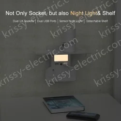UK wall outlet extender