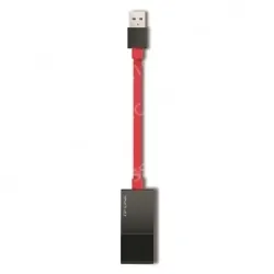 USB 2.0 to 100M Ethernet adapter Red