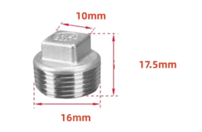 304 material 3 points 3/8 Stainless steel plugs