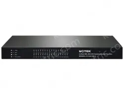 UOTEK 10/100M TCP/IP to 16 Ports RS-485/422 Serial Device Server with Lightning Isolation