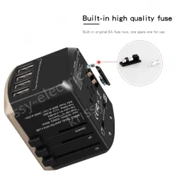 Wontravel travel adapter KRUSB-WLG3307B