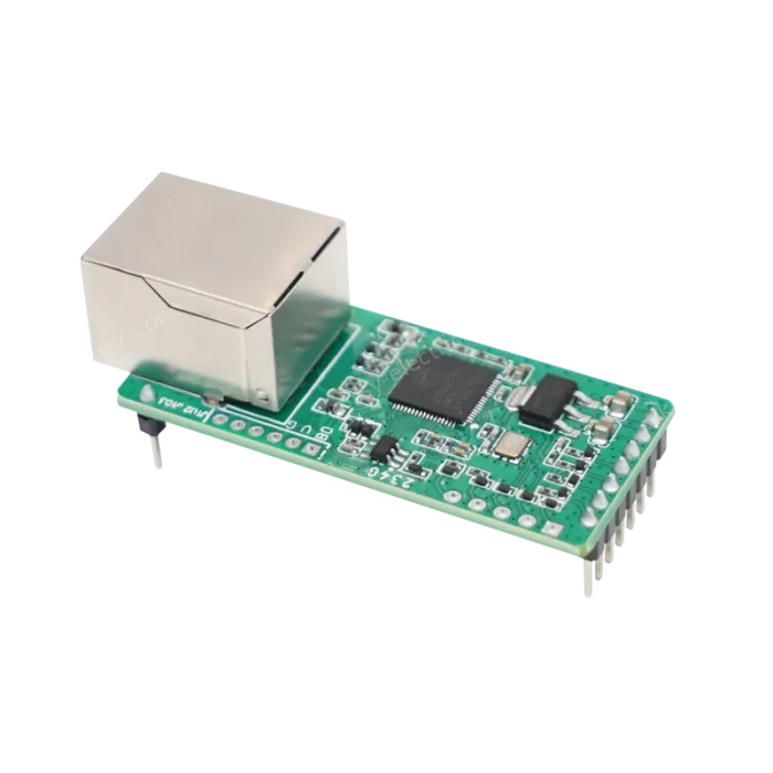 Low-cost serial-to-Ethernet module