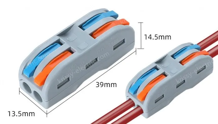Fast splitter Two-in, two-out conventional color without holes