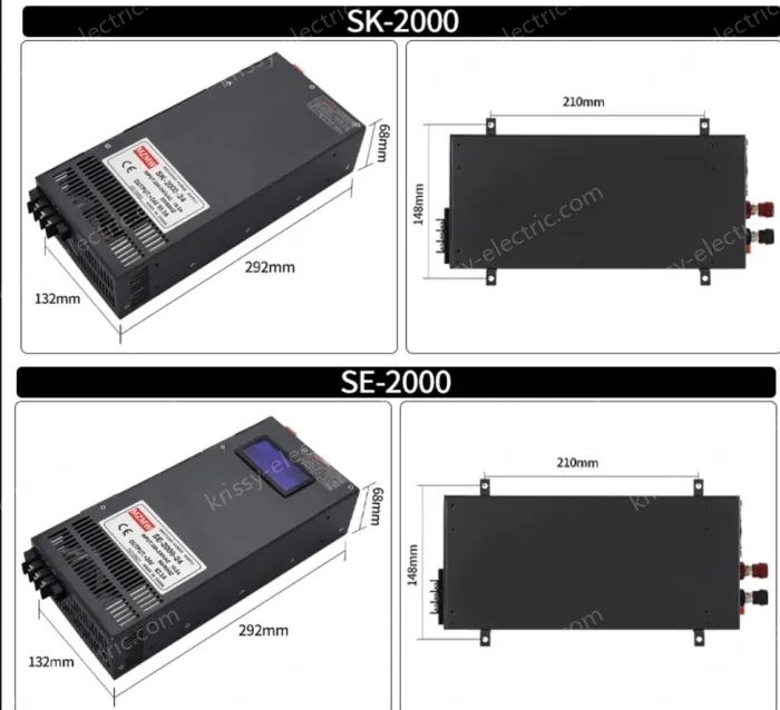 High-power switching power supply 2000W 80V