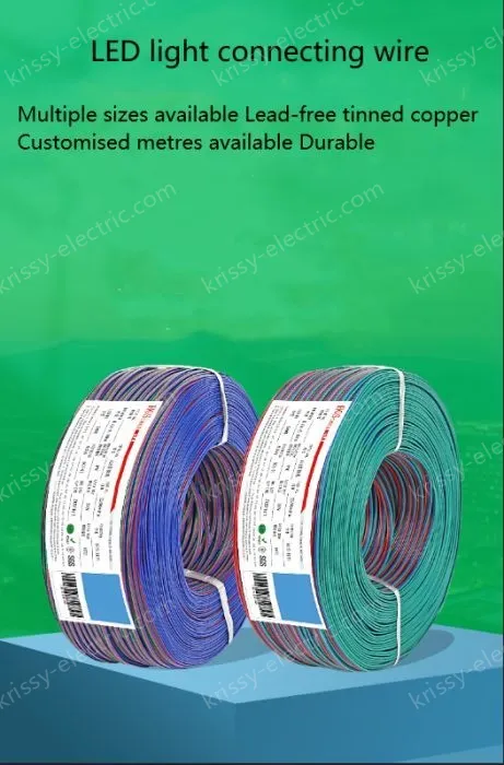 LED light connecting cable 24AWG*5 and (11/0.14TS)