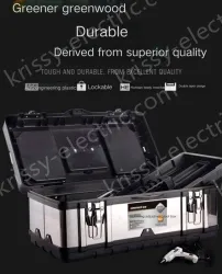 High-end 22 inch stainless steel tool box