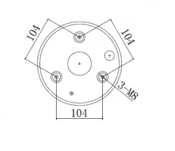 Small warning lightsLTD-1191 AC24V blue