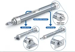 Standard Type Double Acting, Double Rod CJ2W Series &oslash;6, &oslash;10, &oslash;16
